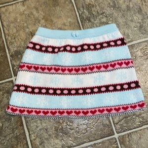 Gymboree sweater knit skirt